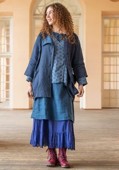 Jacke „Andante“ aus Leinen - tinte