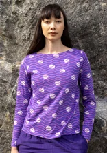 “Dina” organic cotton/modal top - amethyst