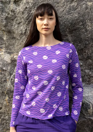 Shirt „Dina“ aus Bio-Baumwolle/Modal - amethyst
