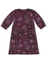 Robe à encolure en V (grape/sunflower S)