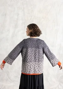 “Siv” recycled/organic cotton cardigan - black