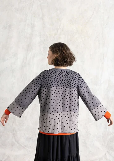 “Siv” recycled/organic cotton cardigan - black