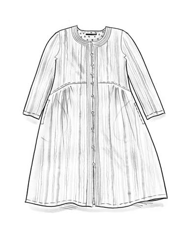 Kleid „Furilden“ aus Bio-Baumwollgewebe - masala