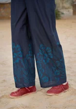 Hose „Dawn“ aus Bio-Baumwolle - dunkelindigo
