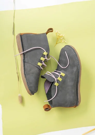 Desert boots en nubuck - gris cendré