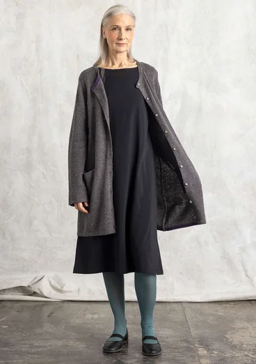 Jerseykleid „Mona“ aus Bio-Baumwolle/Elasthan - schwarz