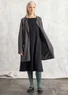 “Mona” cotton/elastane jersey dress (black S)