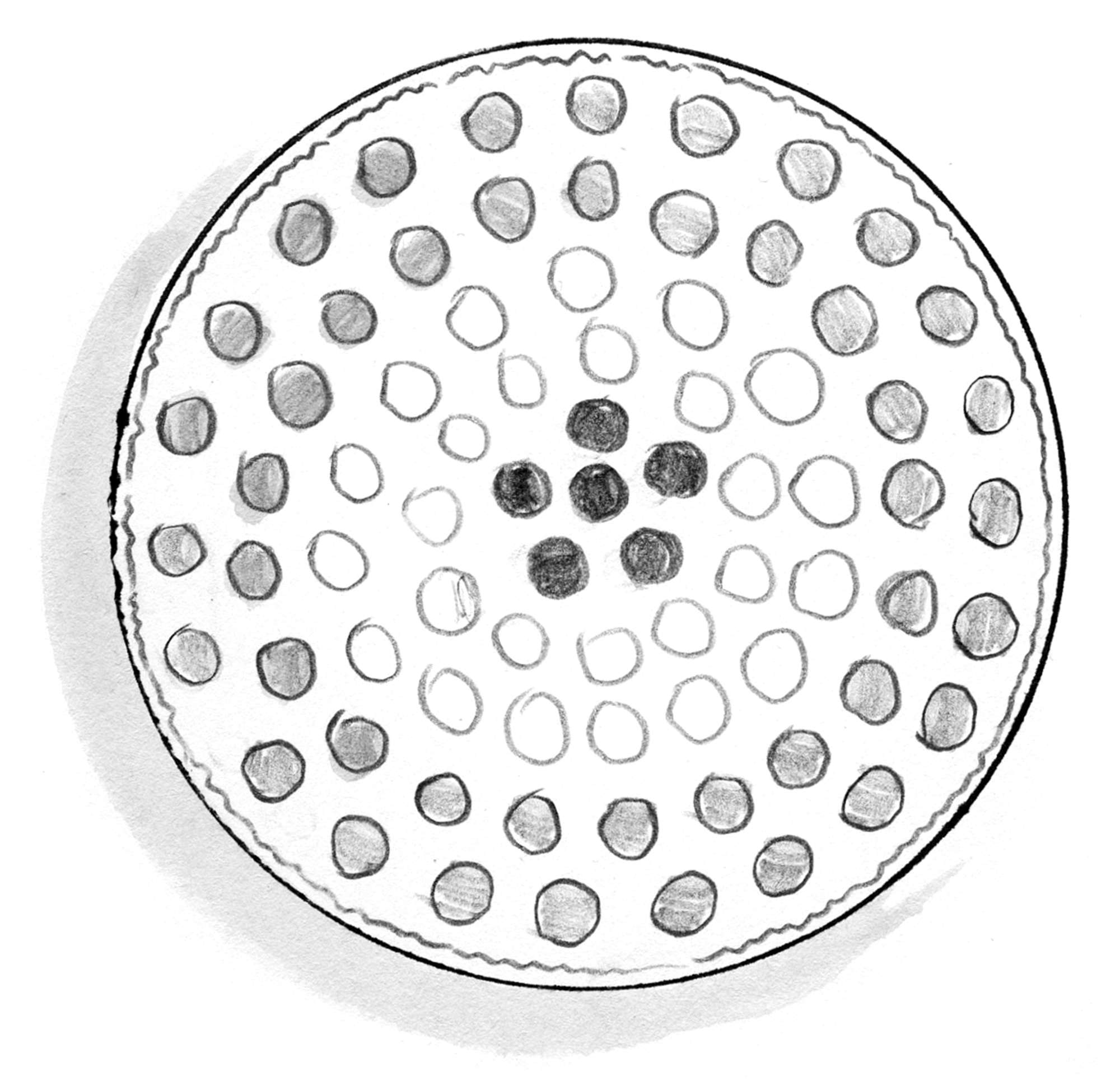 Tapis de bain ”Droppe” en coton biologique