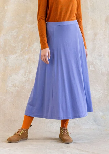 “Billie” organic cotton/modal jersey skirt - sky blue