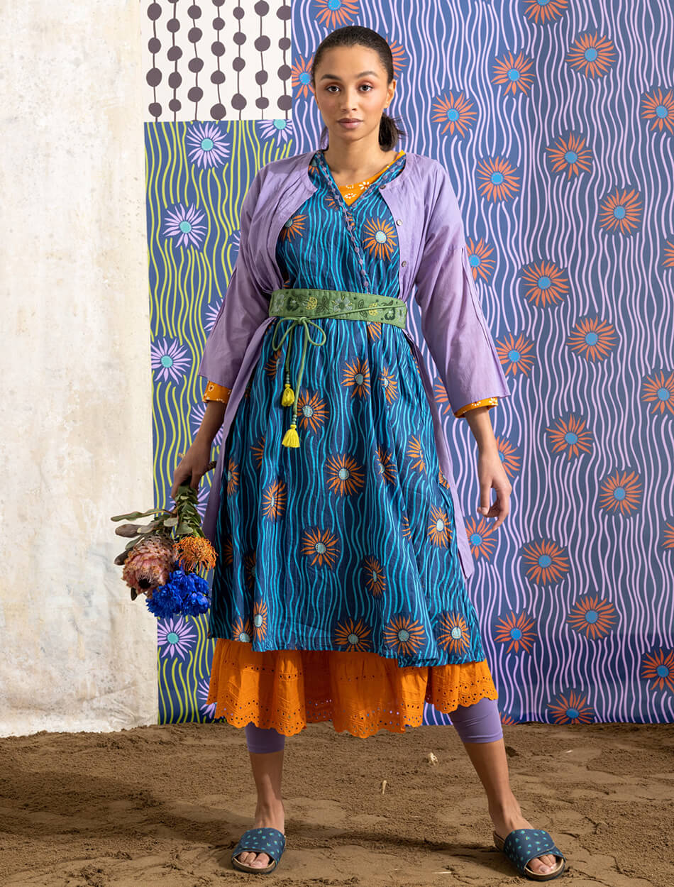 “Makutsi” woven organic cotton dress