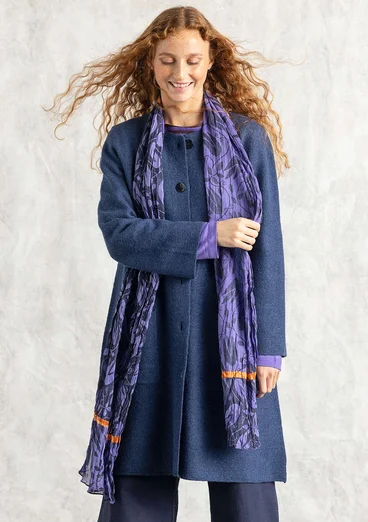 “Kelly” organic cotton scarf - amethyst