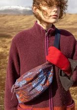 Tasche „Glänta“ aus Bio-Baumwolle - aubergine