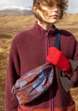 Tasche „Glänta“ aus Bio-Baumwolle - aubergine