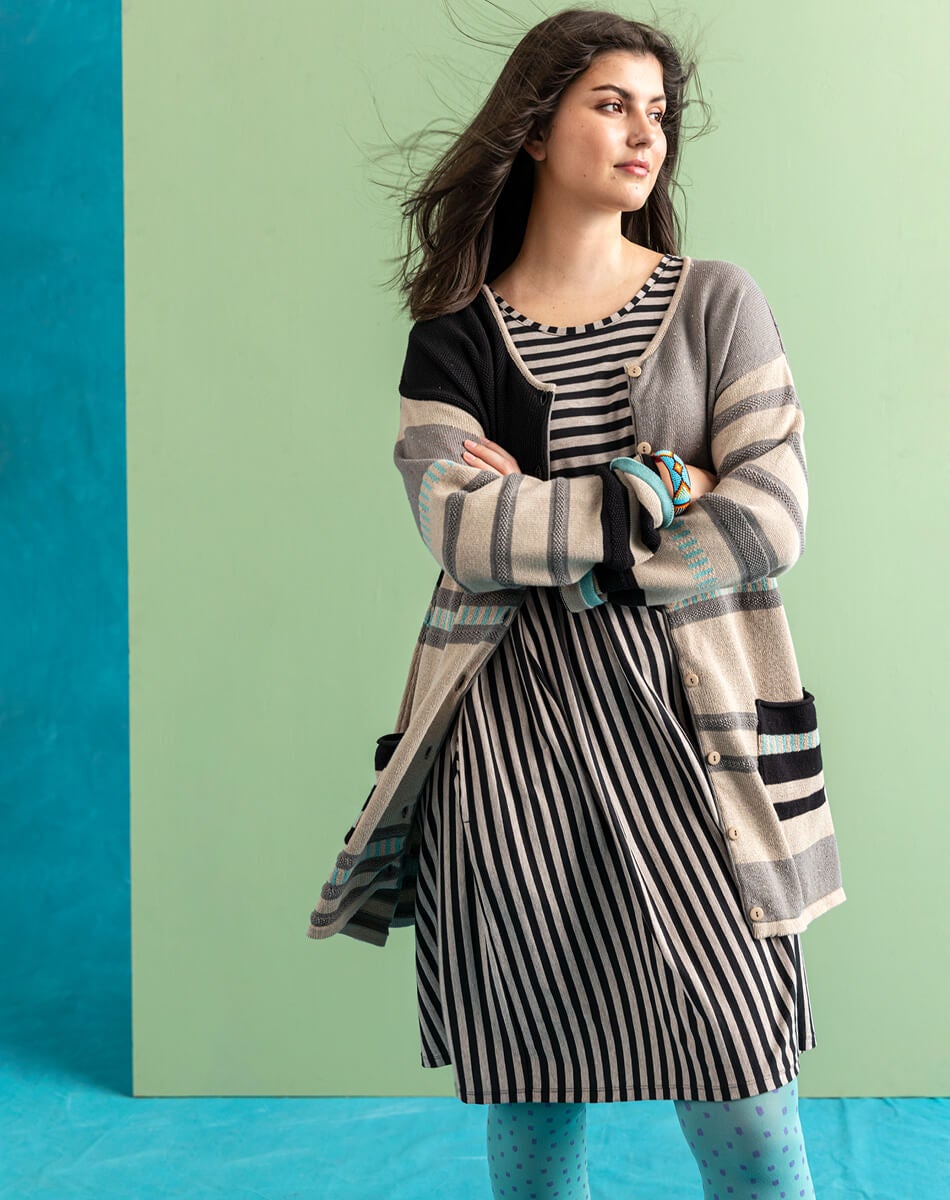 “Dagmar” cardigan in recycled and organic cotton