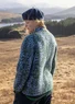 Gestrickte Jacke „Sälen“ aus Wollbouclé ( L)