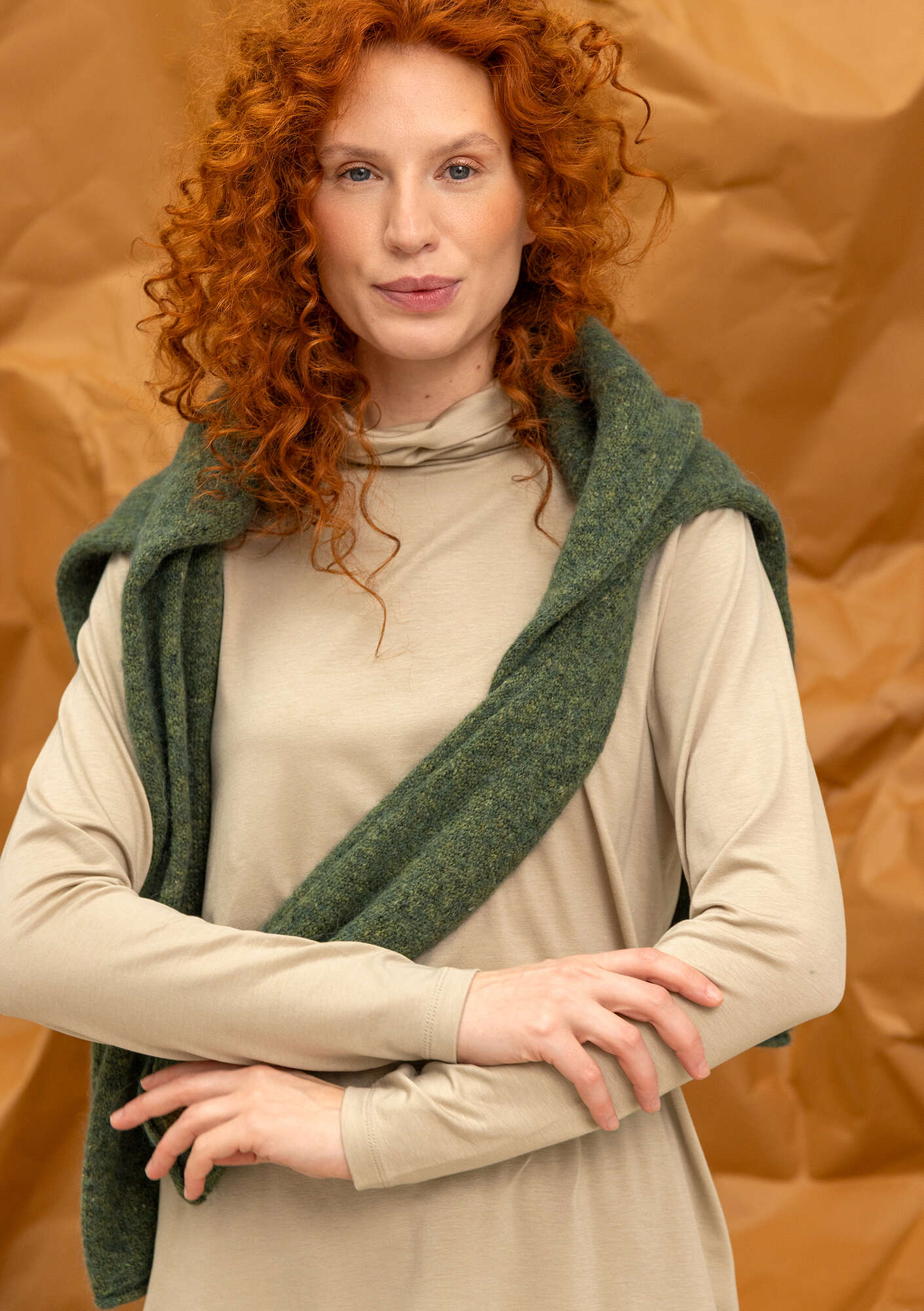 PRY シュウトCraft Fabric Layered Turtle-neck Long-sleeved jersey turtleneck in lyocell/spandex gudrunsjoden.com