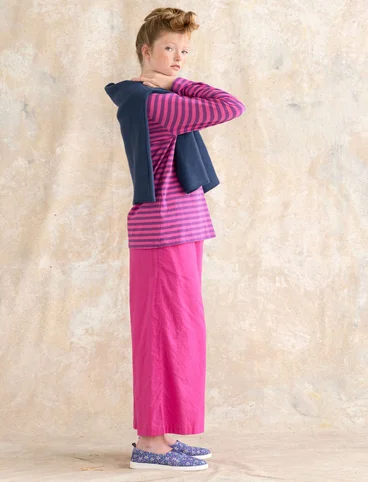 Essential striped sweater in organic cotton - hibiskus0SL0midsommarblom