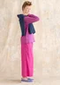 Essential striped sweater in organic cotton (hibiscus/midsummer flowers M)