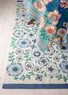 “Desert Bloom” organic cotton mat (bluebell One Size)