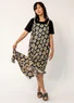 Robe "Afrodite" en coton biologique tissé (noir M)