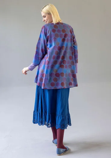 Webtunika „Germain“ aus Bio-Baumwolle - brombeere