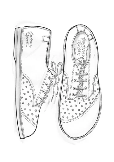 Chaussures en cuir nappa - sable rose