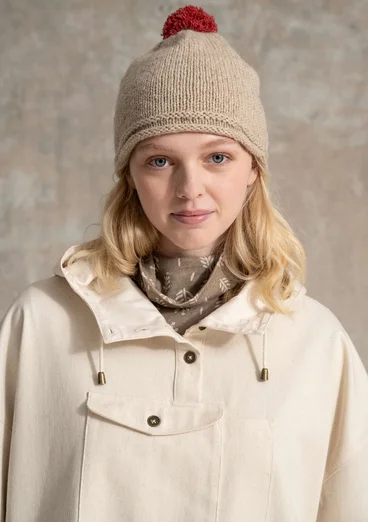 Einfarbiger Anorak „Tundra“ aus Bio-Baumwolle - ungefärbt