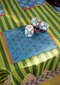 Set de table "Indra" en coton biologique (indigotier Taille unique)