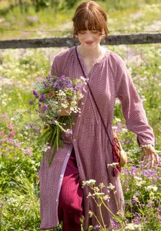 “Ottilia” woven organic cotton dress - lilac