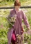 “Ottilia” woven organic cotton dress (lilac XS)