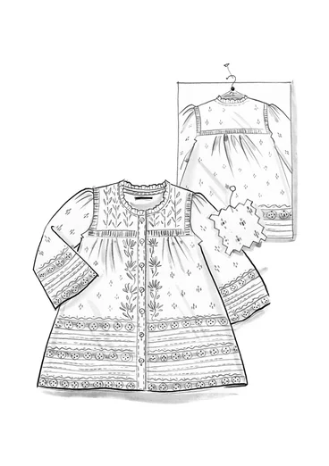 “Haiku” organic cotton tunic - mild indigo