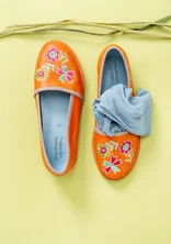 Nappa ballerina shoes - masala