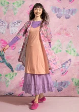 “Fjäril” woven dress in organic cotton - dusky pink
