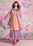 “Fjäril” woven dress in organic cotton (dusky pink L)