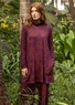 Tunique "Harriet" en jersey de lyocell/élasthanne (aubergine XS)