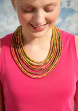 “Neela” organic cotton necklace - mango
