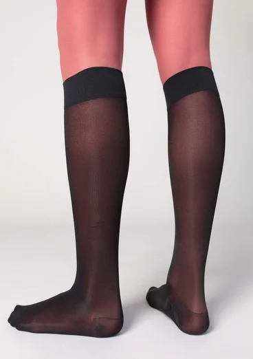 Chaussettes gainantes en polyamide -