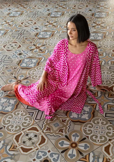 Chemise de nuit "Siesta" en modal/élasthanne - rose sauvage