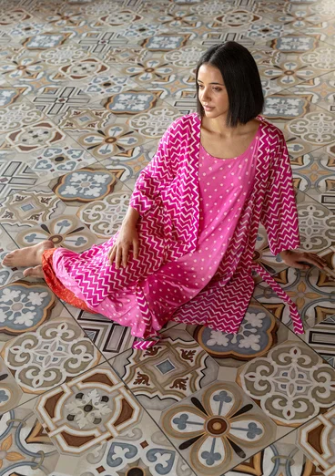 Chemise de nuit "Siesta" en modal/élasthanne - rose sauvage