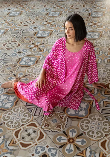 Chemise de nuit "Siesta" en modal/élasthanne - rose sauvage
