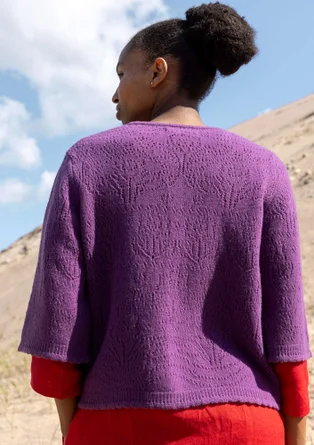 Gilet "Shadow" en laine d'agneau mélangée - hortensia