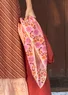 Scarf "Kirana" i ekologisk bomull (ljus näckros En storlek )