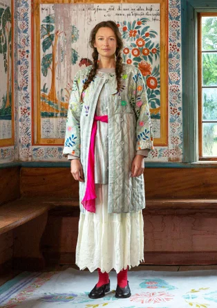 Manteau "Horisont" en écocoton - gris chaud clair