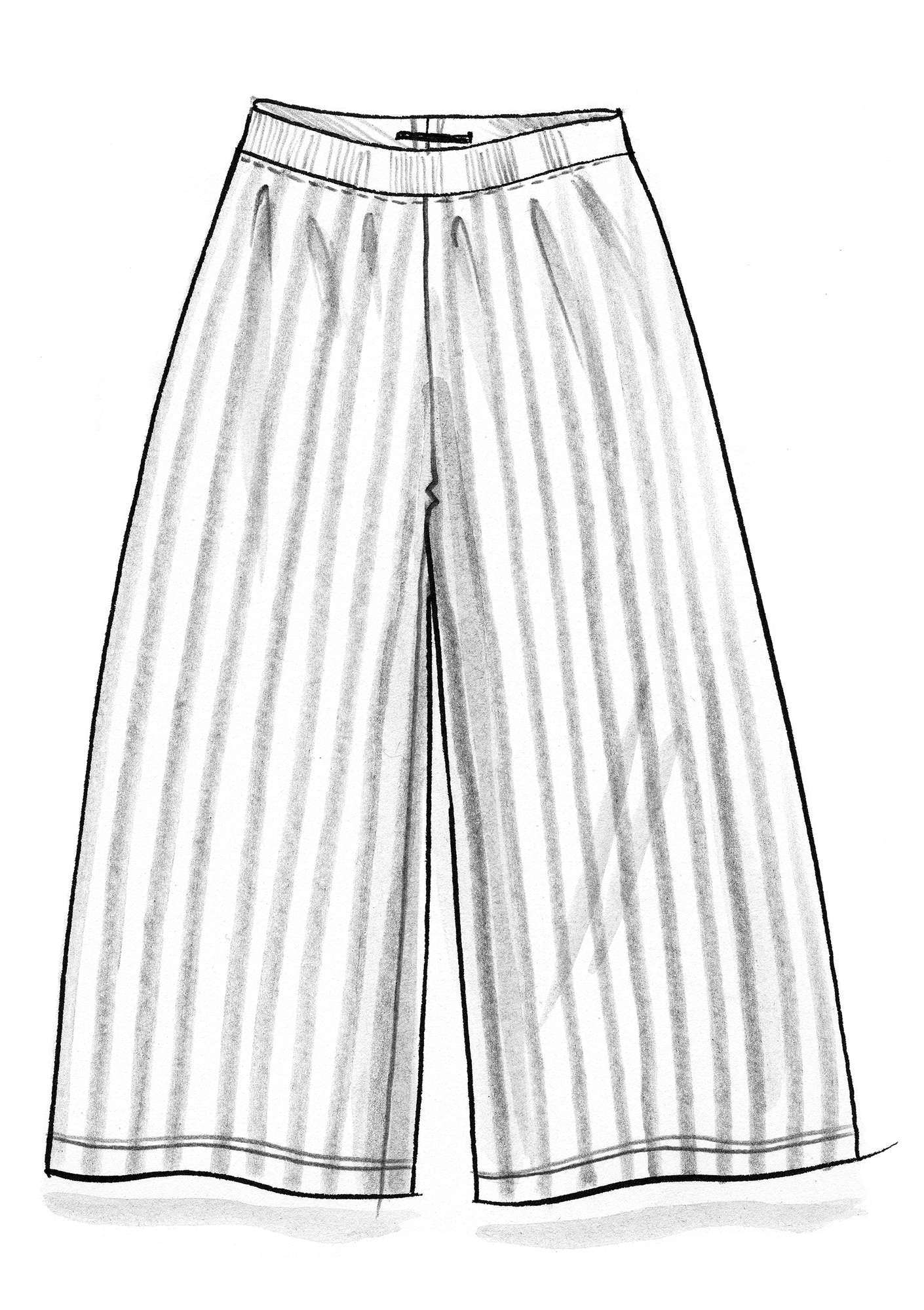 Pantalon en modal/coton/élasthanne rouge agate/figue