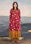 “Strandglim” organic cotton/modal jersey dress dark hibiscus thumbnail