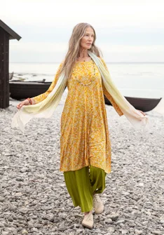 Robe en jersey « Strandäng » en lyocell/élasthanne - ananas