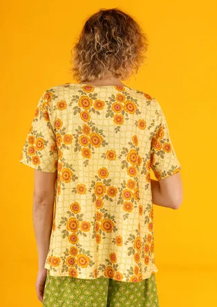 Top "Rema" en jersey de coton biologique - rayon de soleil