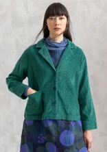 Cordjacke „Rime“ aus Bio-Baumwolle - hellflaschengrün