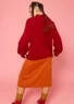 Pull en laine (cranberry S)