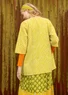 “Krusa” blouse in organic cotton (lime green S)